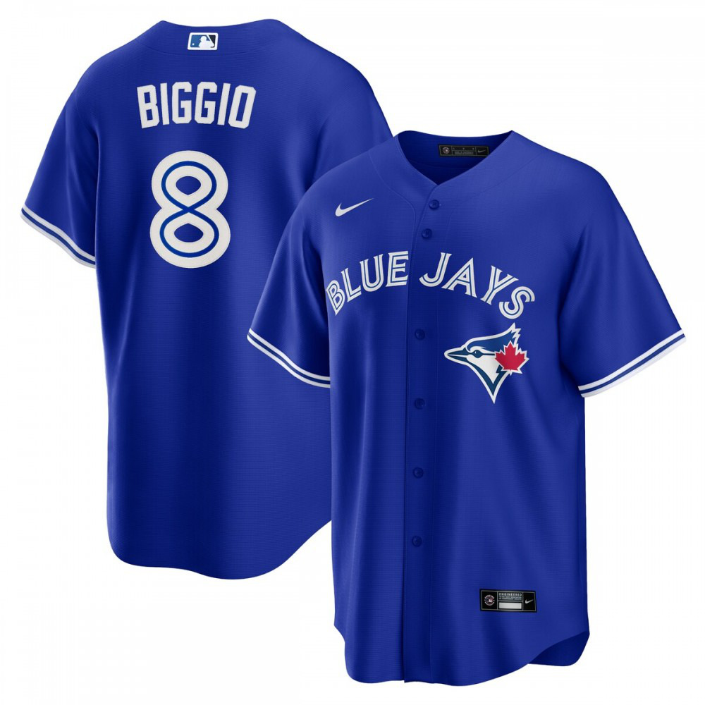 Cavan Biggio Toronto Blue Jays Replica Player Name Jersey - Royal-Pro Kit Vault | Brand New 26/27 Sports Jerseys